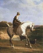 Jacques-Laurent Agasse miss cazenove on a grey hunter oil painting reproduction
